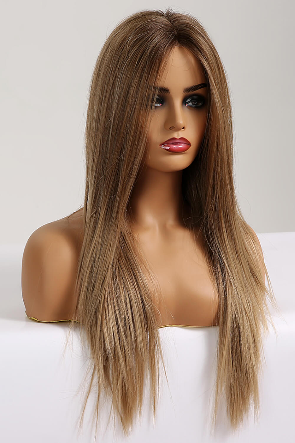 13*2" Lace Front Wigs Synthetic Long Straight 26'' 150% Density