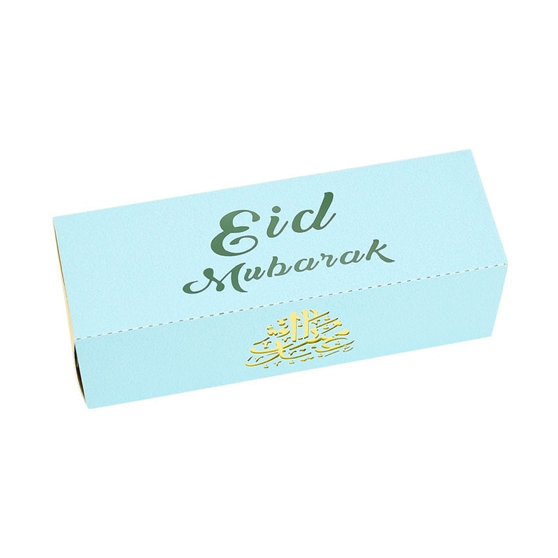 10Pcs Eid Mubarak Gift Box Candy Box