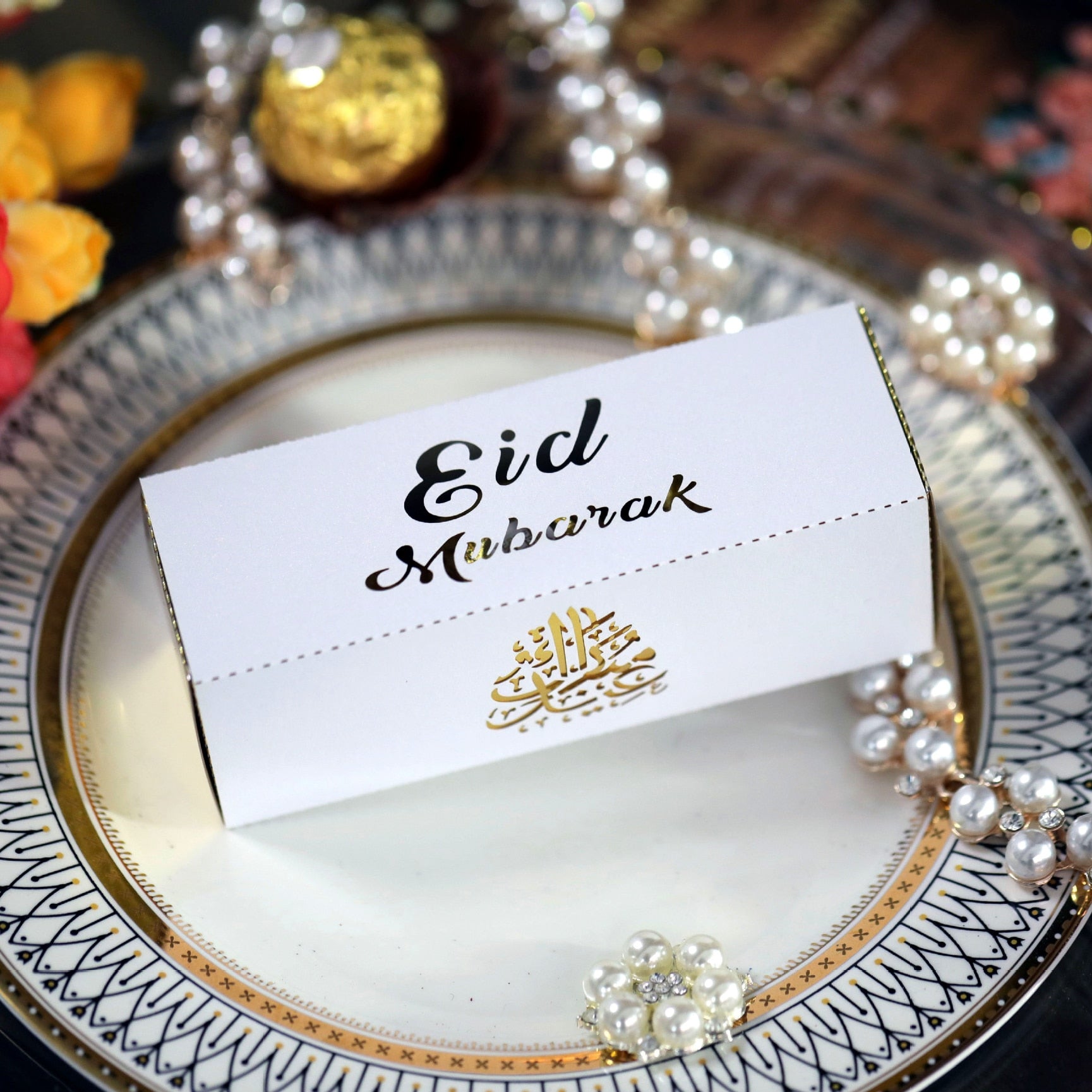 EID Mubarak Paper Plate Cup For EID Party