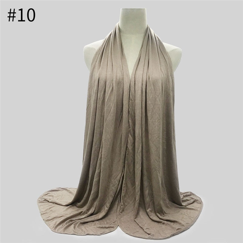 Muslim Women Stretchy Jersey Scarf