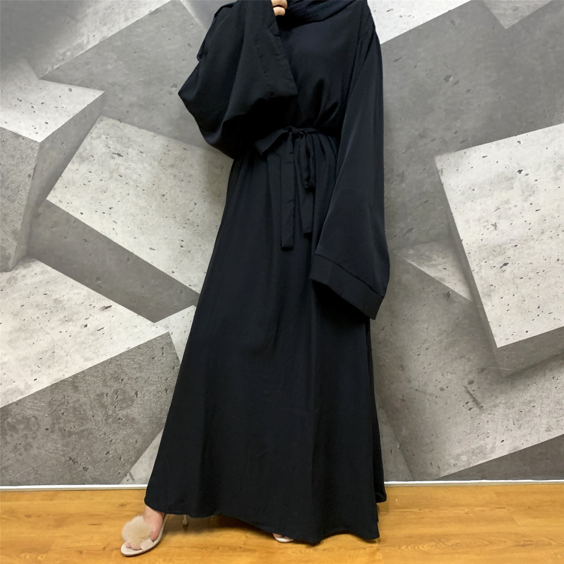 Muslim Fashion With Sashes Islam Clothing Abaya