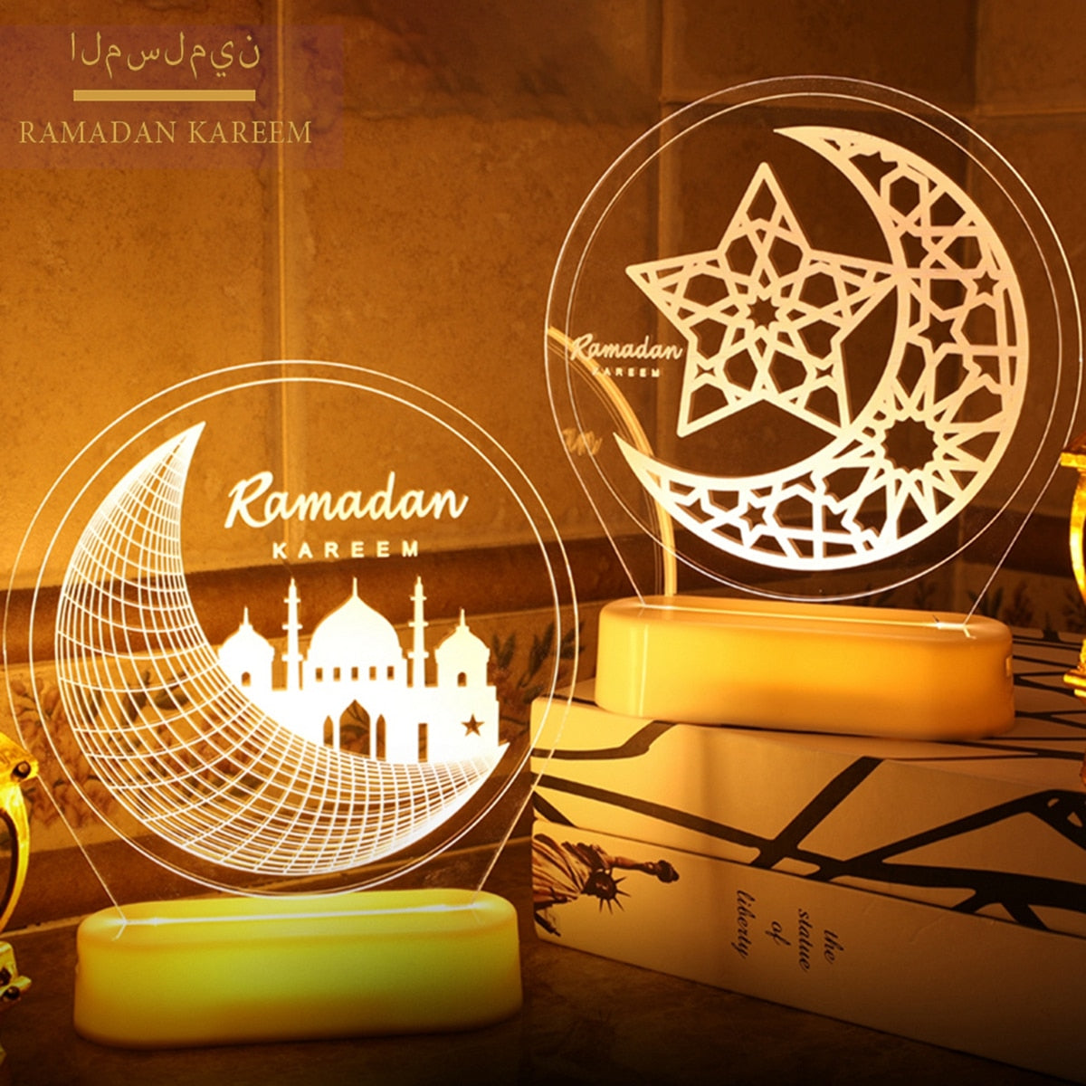 Round Moon Ramadan Decoration Gifts