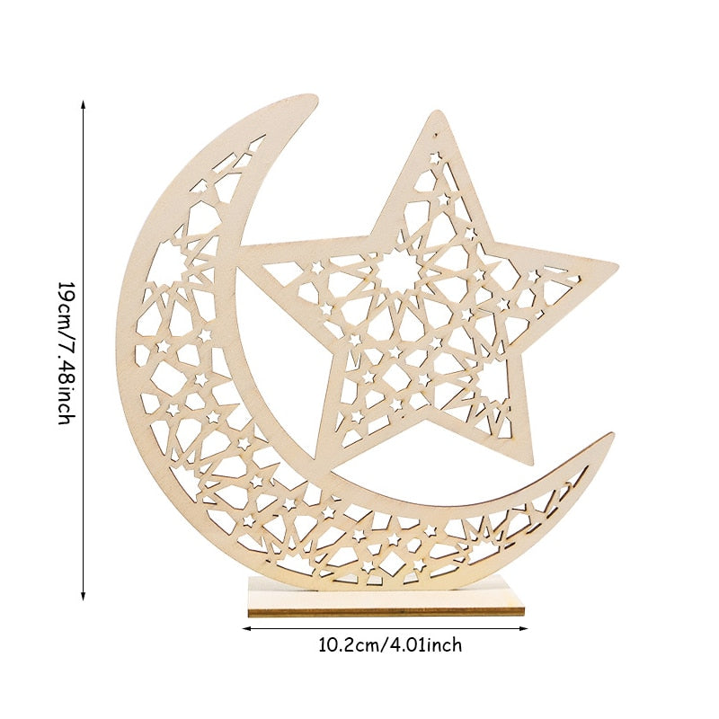 Wooden EID Mubarak Decoration Gifts