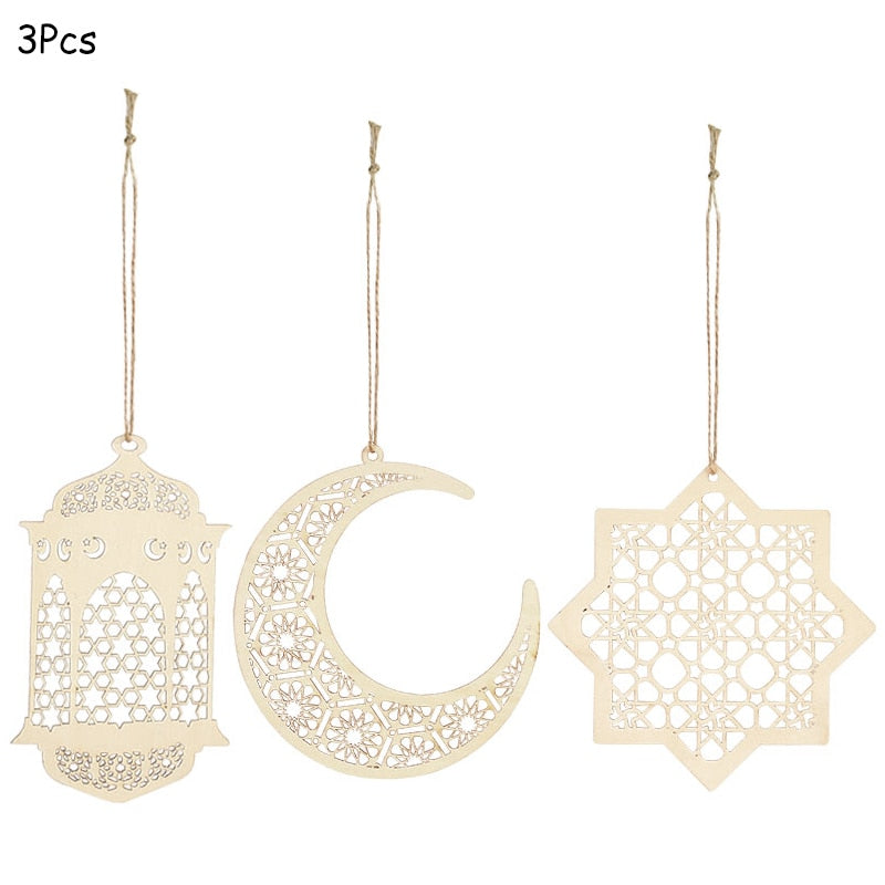 Wooden EID Mubarak Decoration Gifts