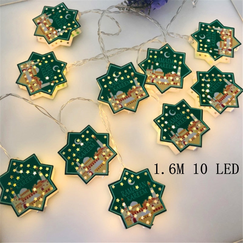 2023 LED 3D Eid Mubarak Decor Ornament